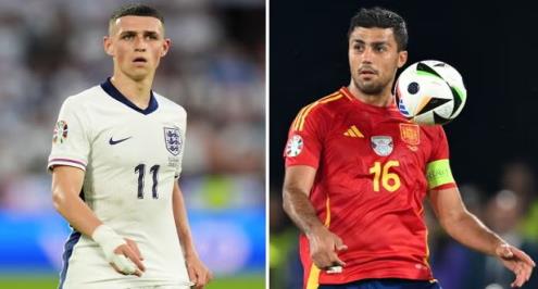 أبرزهم فودين مع رودري.. 5 معارك ثنائية منتظرة في نهائي يورو 2024